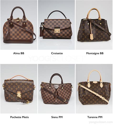 different styles of louis vuitton bags